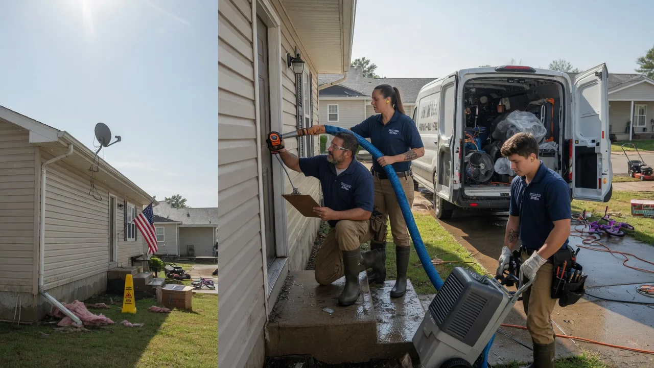 Ceiling Water Damage Restoration in Hamlin, TX near me
